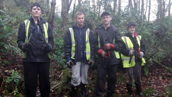 Students from Stoke College