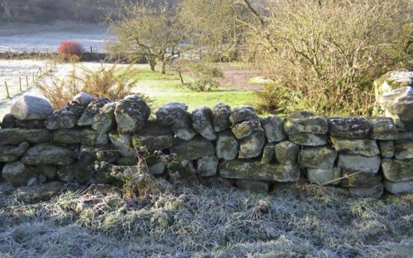 Herringbone wall